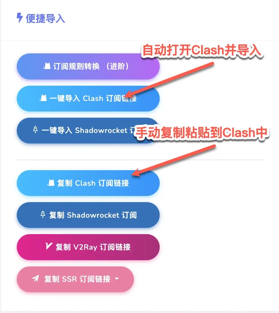 Clash 自动导入订阅配置